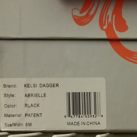 Kelsi Dagger Black Patent Leather Pumps - Picture 7 of 7